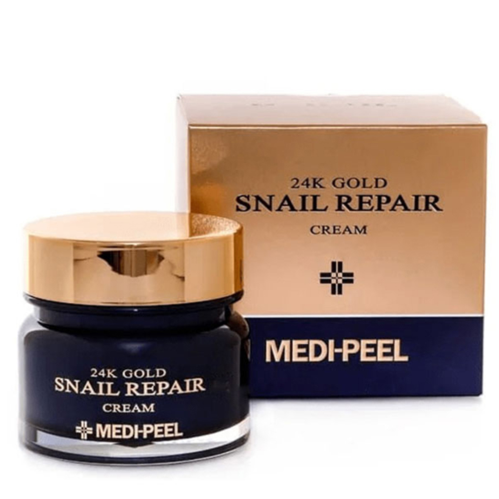 MEDI-PEEL 24K GOLD SNAIL REPAIR CREAM ОМОЛАЖИВАЮЩИЙ КРЕМ С ЗОЛОТОМ И МУЦИНОМ УЛИТКИ