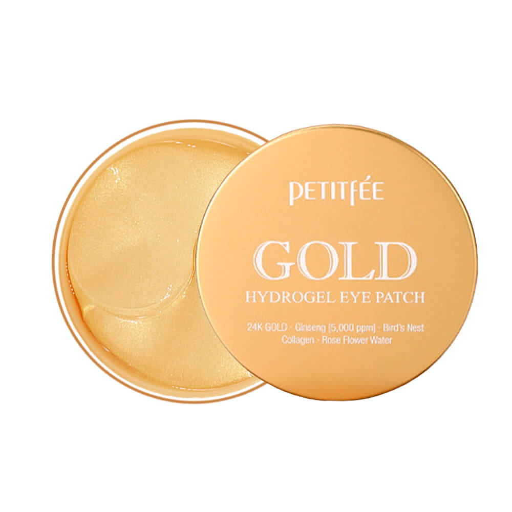 PETITFEE GOLD HYDROGEL EYE PATCH +5 GOLDEN COMPLEX ПАТЧИ ПОД ГЛАЗА 