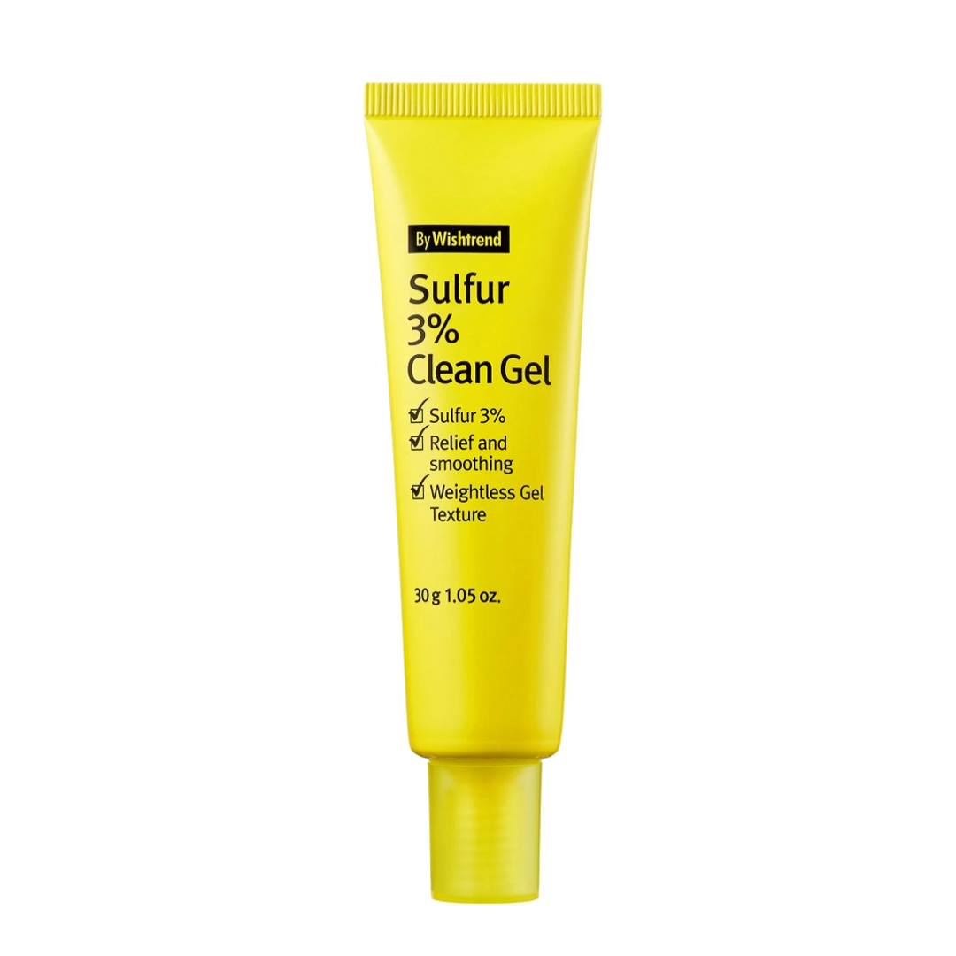 BY WISHTREND SULFUR 3% CLEAN GEL ЛОКАЛЬНЫЙ ГЕЛЬ