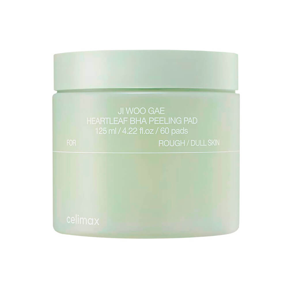CELIMAX JI WOO GAE HEARTLEAF BHA PEELING PAD ПЭДЫ ДЛЯ ЛИЦА