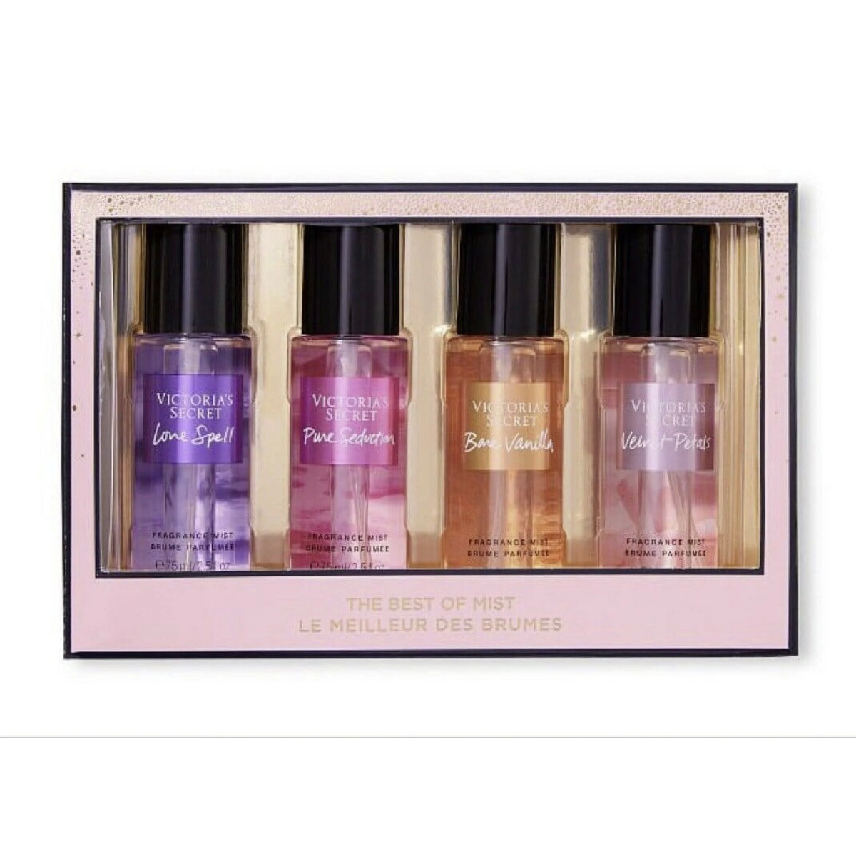 VICTORIA'S SECRET THE BEST OF MIST SET НАБОР ИЗ 4 МИНИ МИСТОВ 