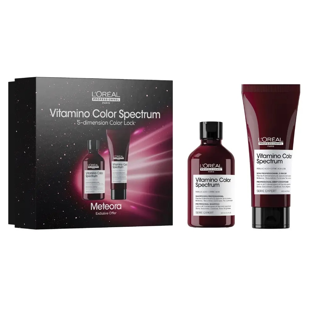 L'OREAL VITAMINO COLOR SPECTRUM ДУО ШАМПУНЬ + КОНДИЦИОНЕР НАБОР 2025
