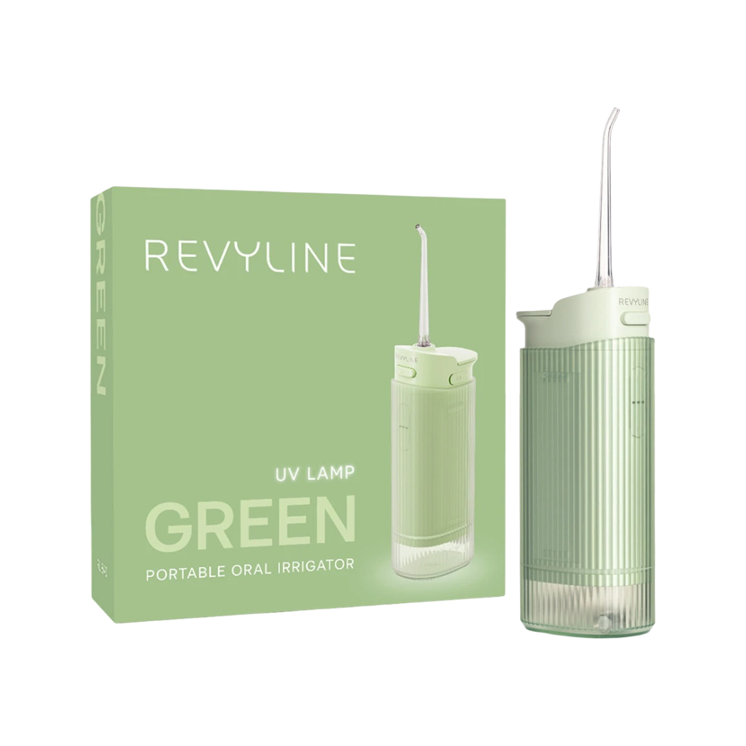 REVYLINE RL840 UV LAMP GREEN PORTABLE ORAL IRRIGATOR ПОРТАТИВНЫЙ ИРРИГАТОГ 