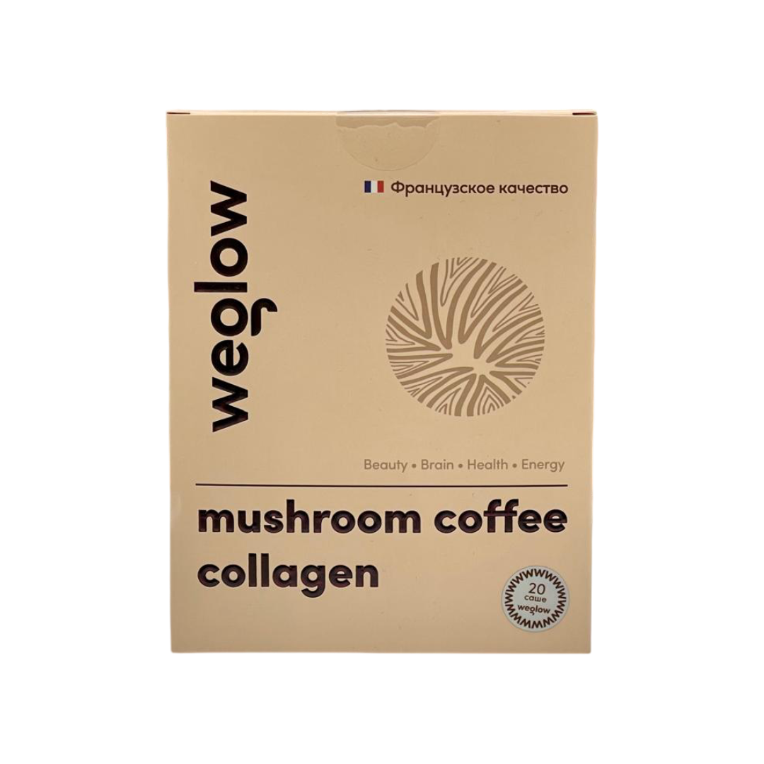 WEGLOW MUSHROOM COFFEE COLLAGEN КОЛЛАГЕН