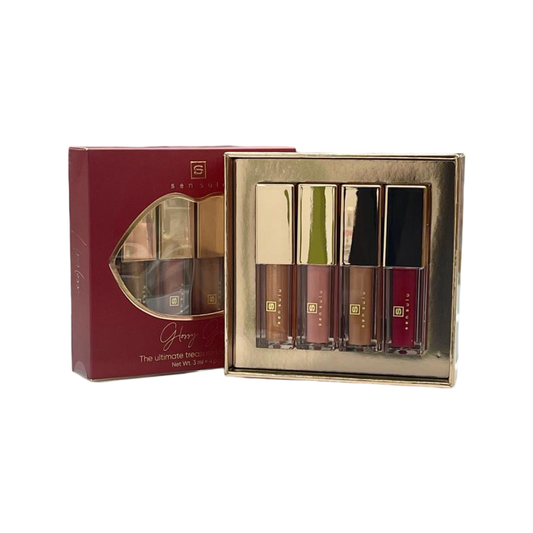 SEN SULU GLOSSY GEMS THE ULTIMATE TREASURE FOR YOUR LIPS НАБОР 