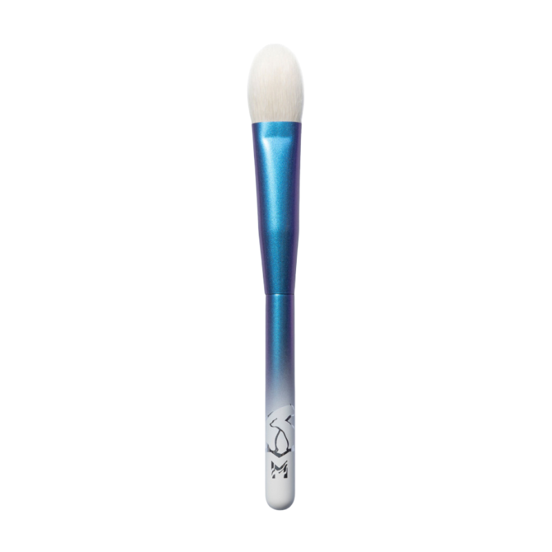 MANLYPRO POLAR NIGHT PNB3 MAKEUP BRUSH ПУШИСТАЯ ПЛОСКАЯ КИСТЬ ДЛЯ ЛИЦА