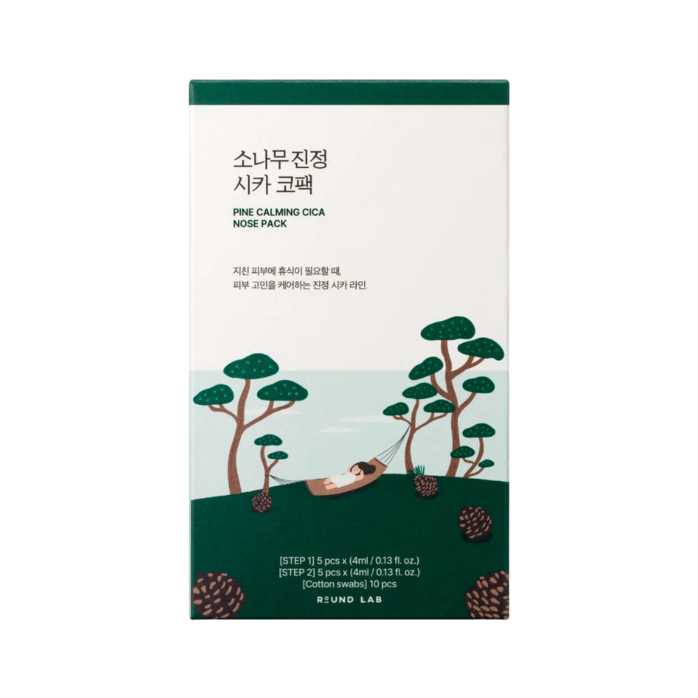 ROUND LAB PINE CALMING CICA NOSE PACK ПАТЧИ ДЛЯ НОСА