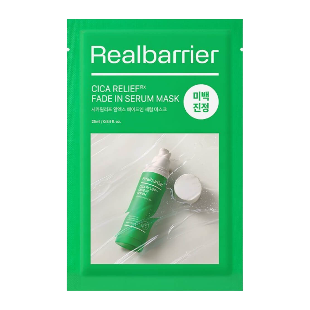 REAL BARRIER CICA RELIEF FADE IN SERUM MASK МАСКА ДЛЯ ЛИЦА 