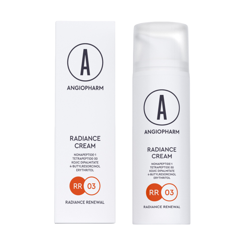 ANGIOFARM RADIANCE CREAM ОСВЕТЛЯЮЩИЙ КРЕМ ДЛЯ ЛИЦА 
