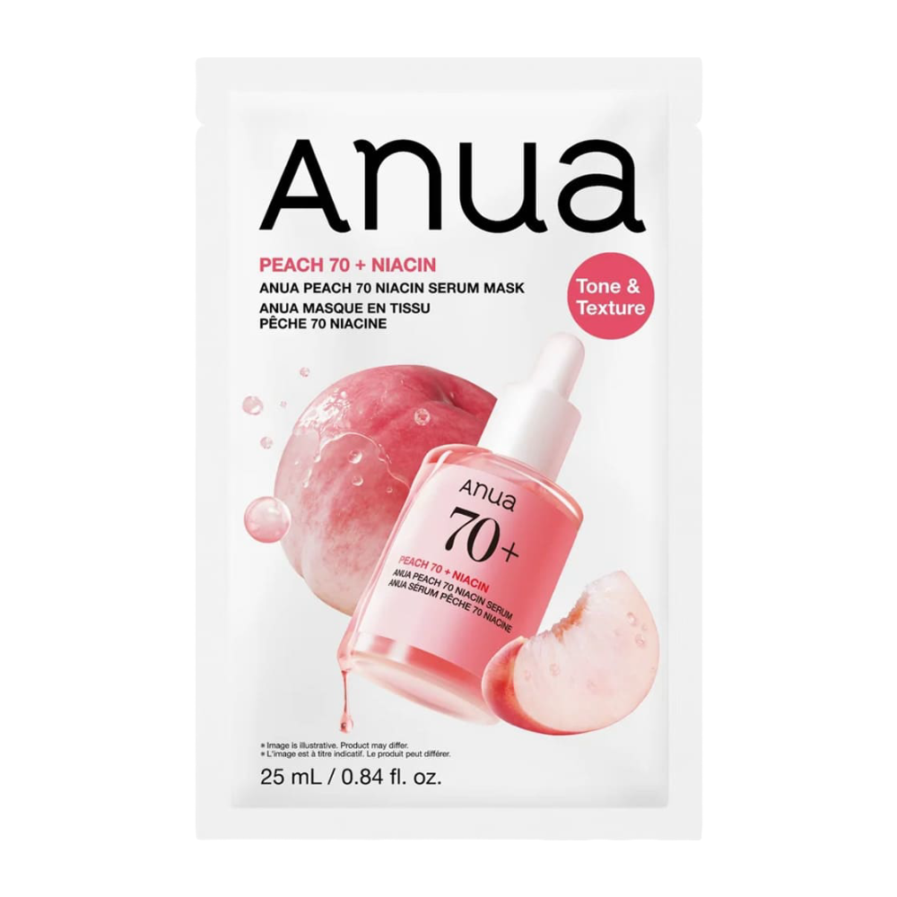 ANUA PEACH 70 NIACIN SERUM MASK МАСКА ДЛЯ ЛИЦА 